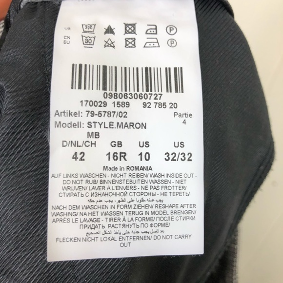 Prince Of Wales Checked Trousers Sz 10 - Picture 8 of 9